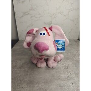 Vintage Nickelodeon Blue's Clues Magenta Plush Stuffed Animal 2002 W/ Tags